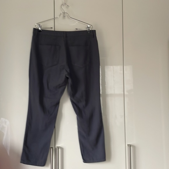 Ann Taylor Loft Linen Cotton Pants in Gray Size-Large NWOT - Picture 3 of 16